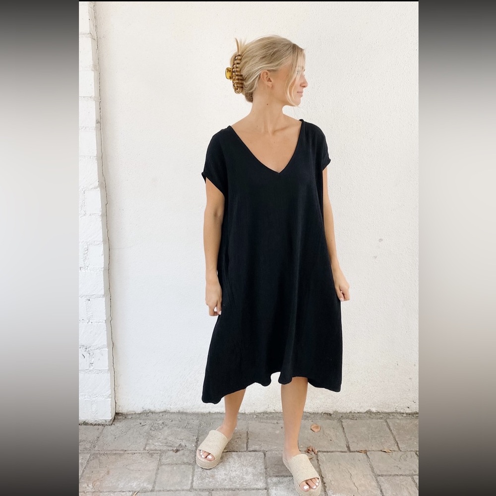 CJLA Black Midi Dress